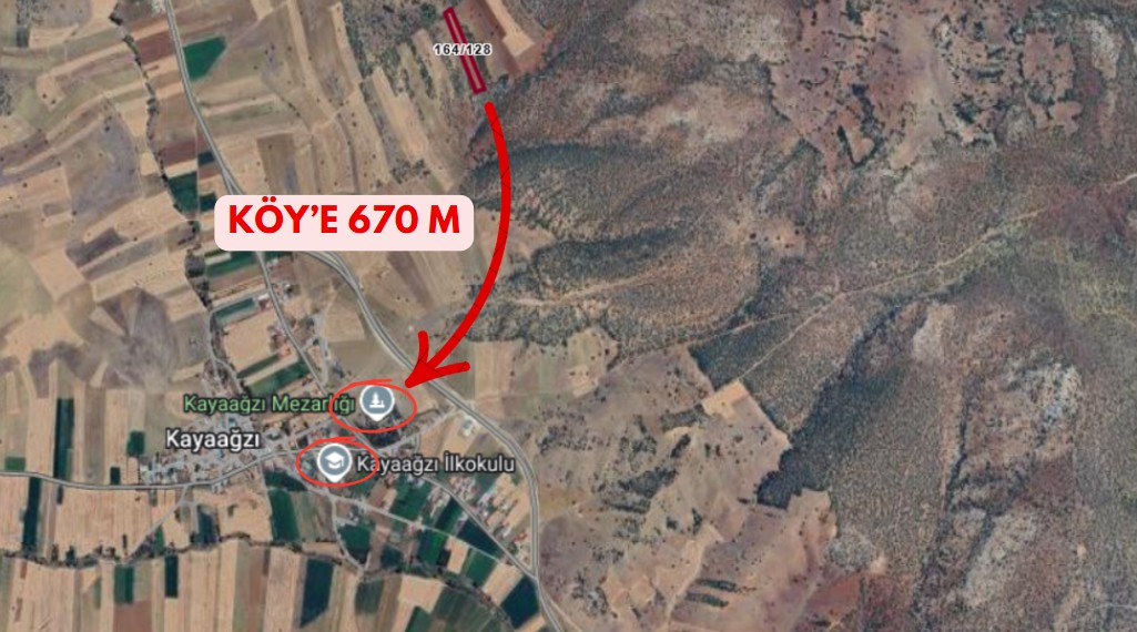 KONYA GÜNEYSINIR KAYAAĞZI 4.477M² TARLA SATILIKTIR - KONYA GÜNEYSINIR fotoğraf 7